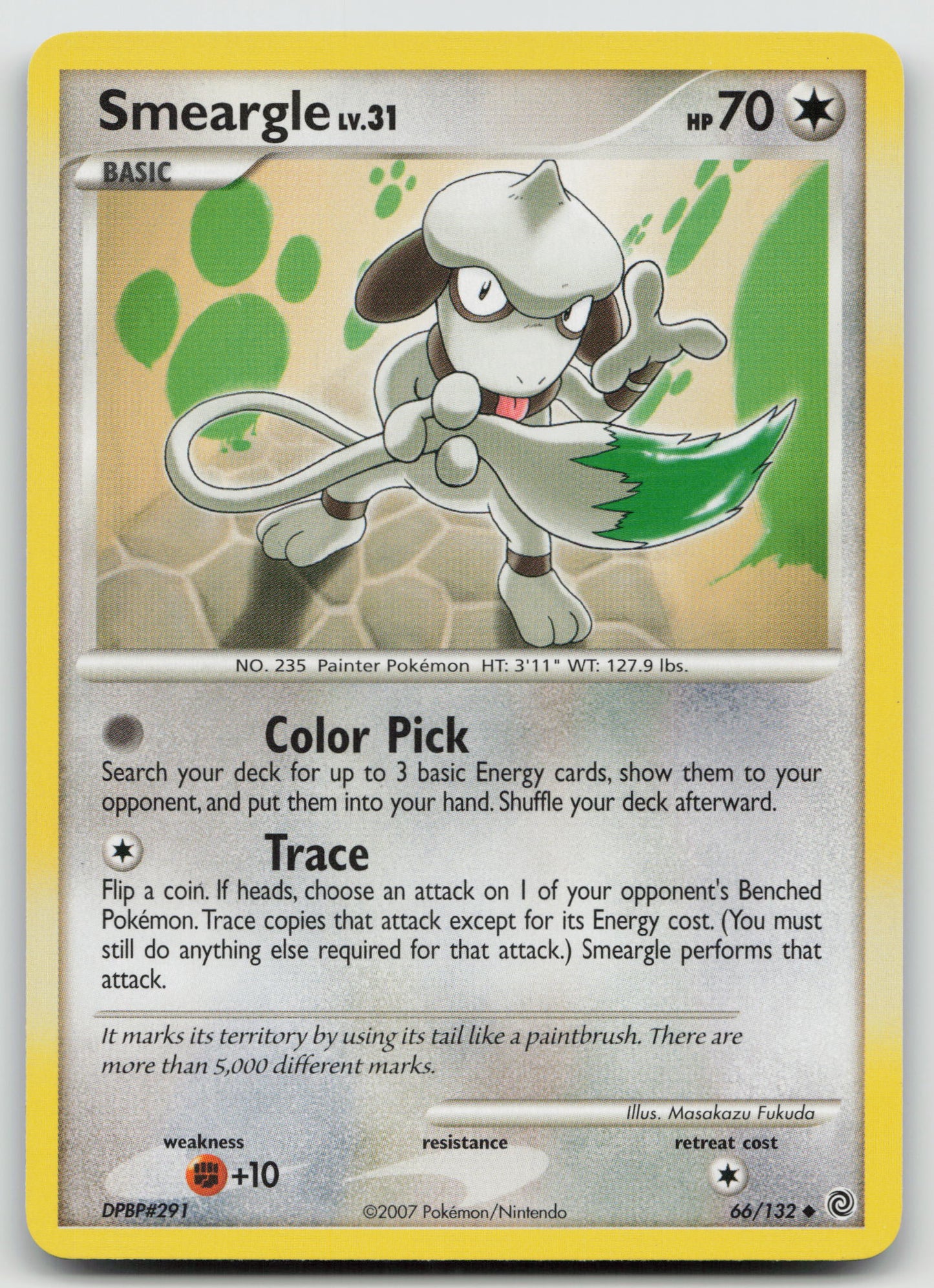 Smeargle Uncommon Normal SW 66/132 NM