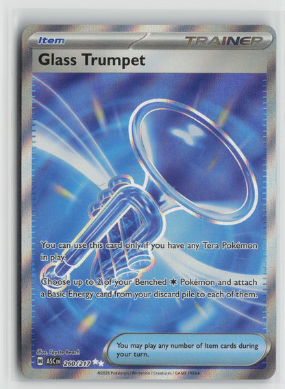Glass Trumpet - Ultra Rare Holo ASC 260/217 NM