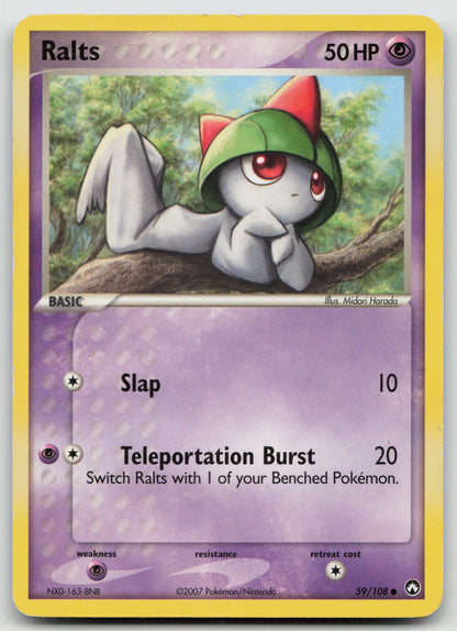Ralts Common Normal PK 59/108 HP