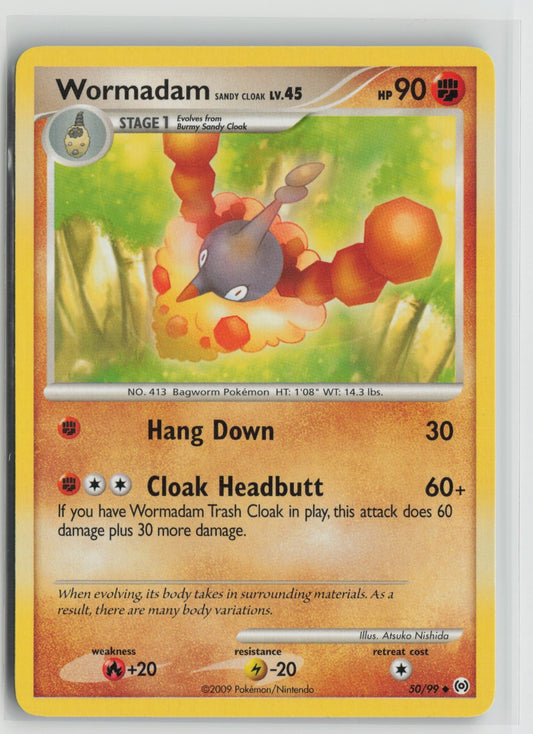 Wormadam Sandy Cloak Uncommon AR 50/99 NM