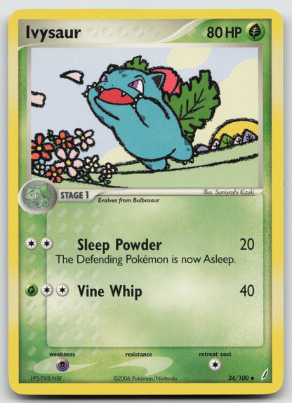 Ivysaur Uncommon Normal CG 34/100 NM