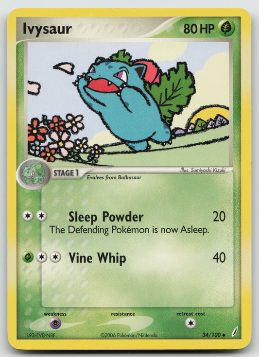 Ivysaur Uncommon Normal CG 34/100 NM