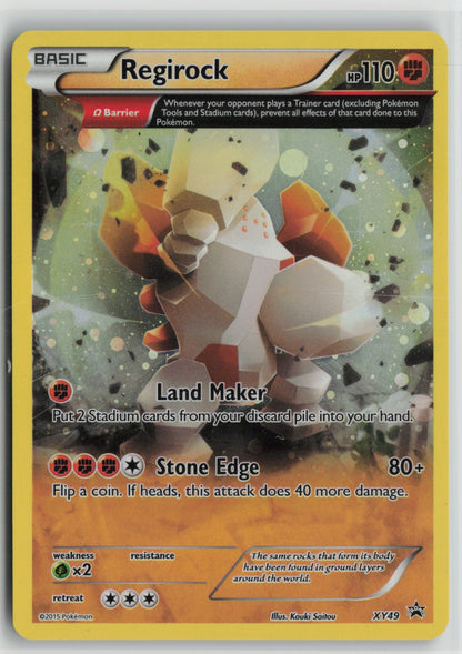 Regirock - Promo Holo PR XY49 LP