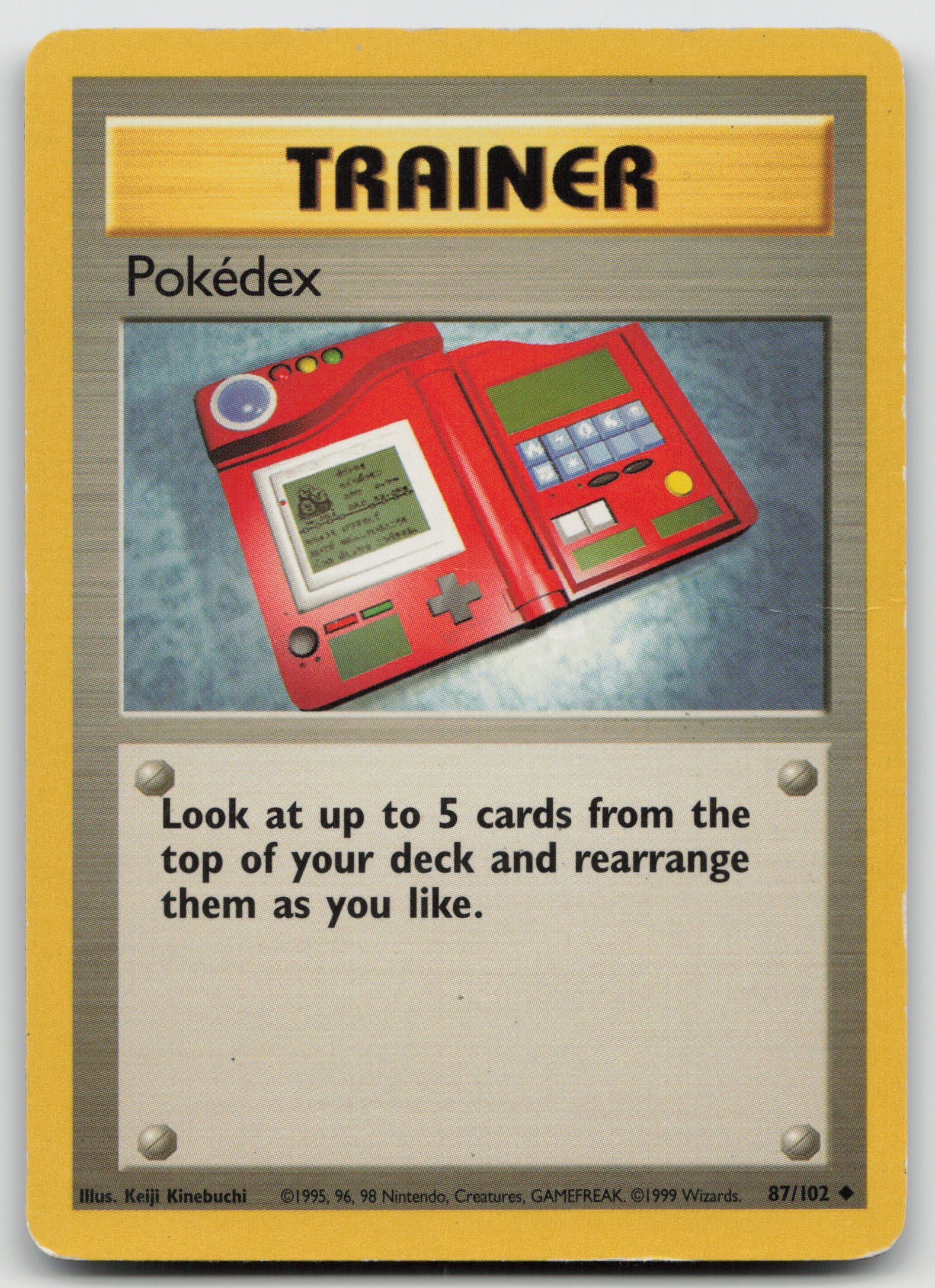 Pokedex Uncommon Unlimited BSS 087/102 HP