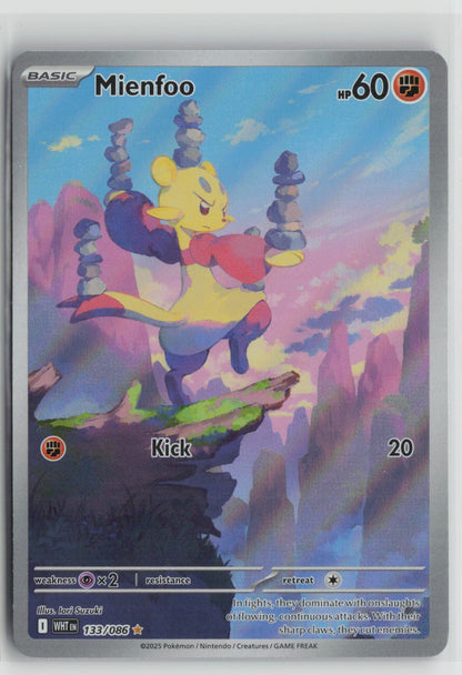 Mienfoo - Illustration Rare Holo WHT 133/086 NM