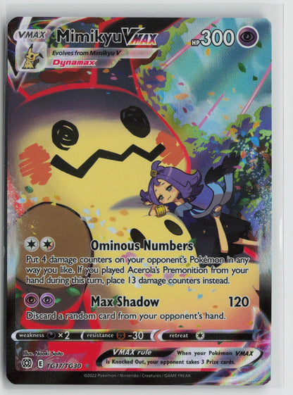 Mimikyu VMAX Ultra Rare Holo SWSH09:TG TG17/TG30 NM
