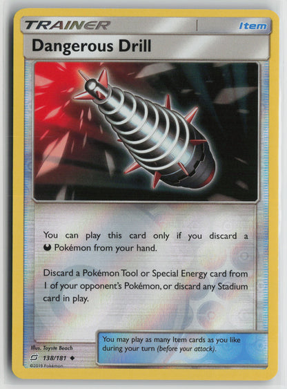 Dangerous Drill Uncommon Reverse SM - Team Up 138/181 NM