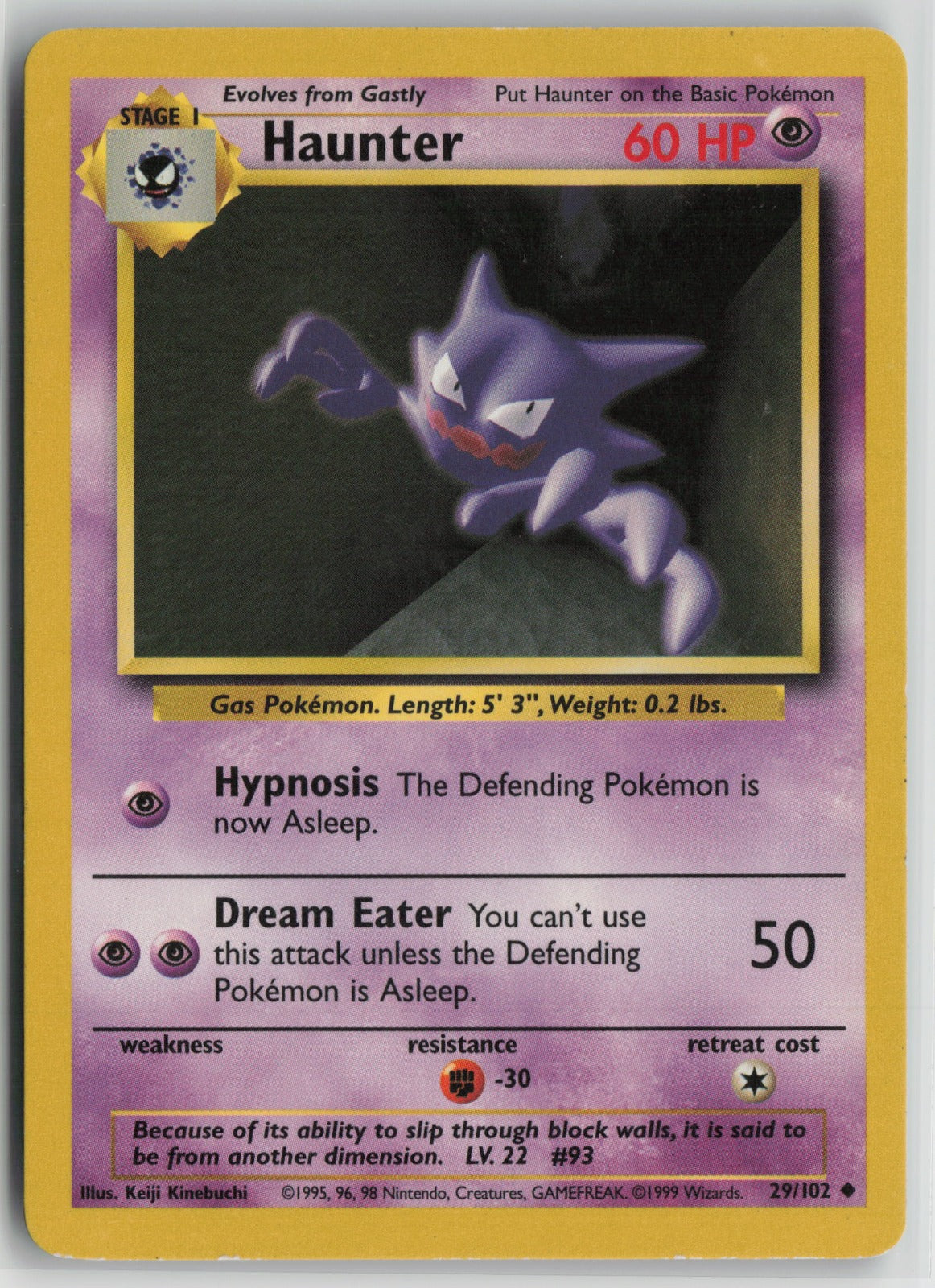 Haunter Uncommon BS 029/102 LP