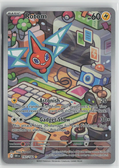 Rotom Illustration Rare Holo DRI 197/182 NM