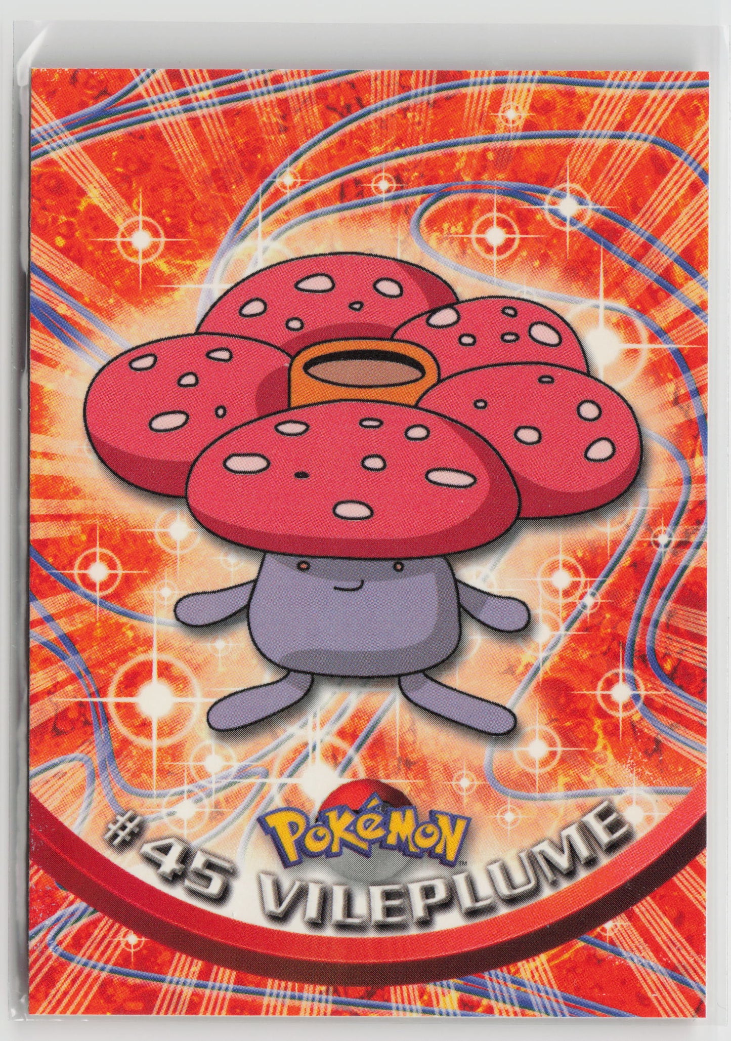 Vileplume #45 Topps TV Animation Series 1999 Non-Holo NM