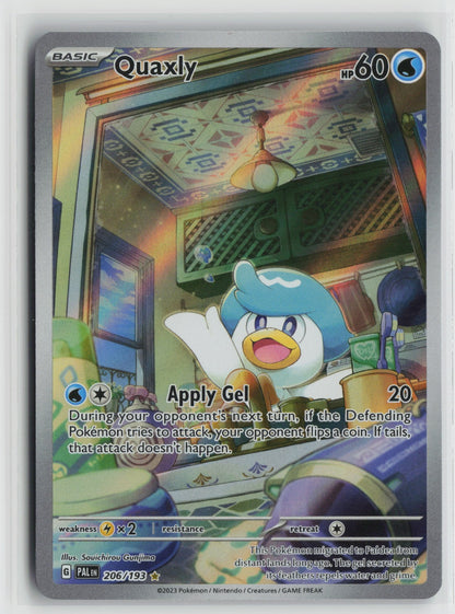 Quaxly - Illustration Rare Holo PAL 206/193 NM