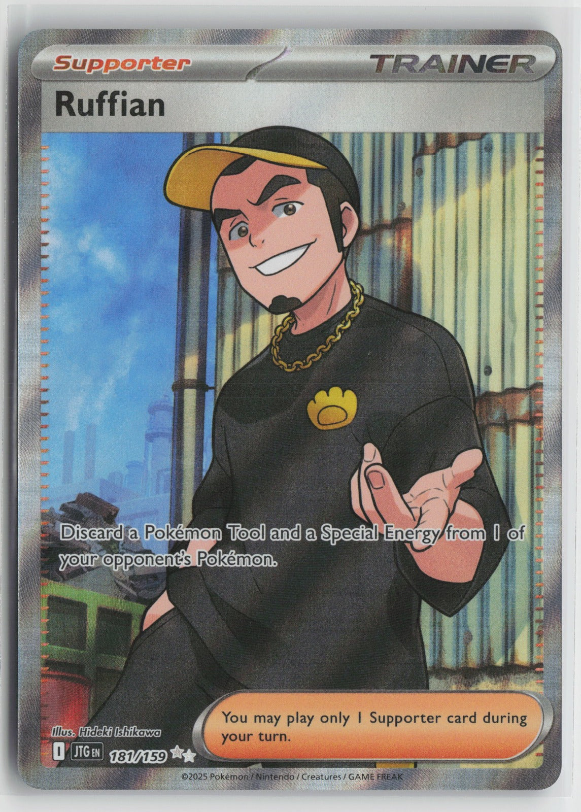 Ruffian Ultra Rare Holo JTG 181/159 NM