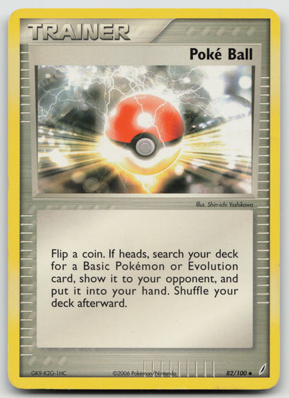 Poke Ball Uncommon Normal CG 82/100 DMG
