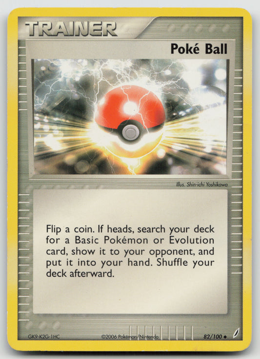 Poke Ball Uncommon Normal CG 82/100 DMG