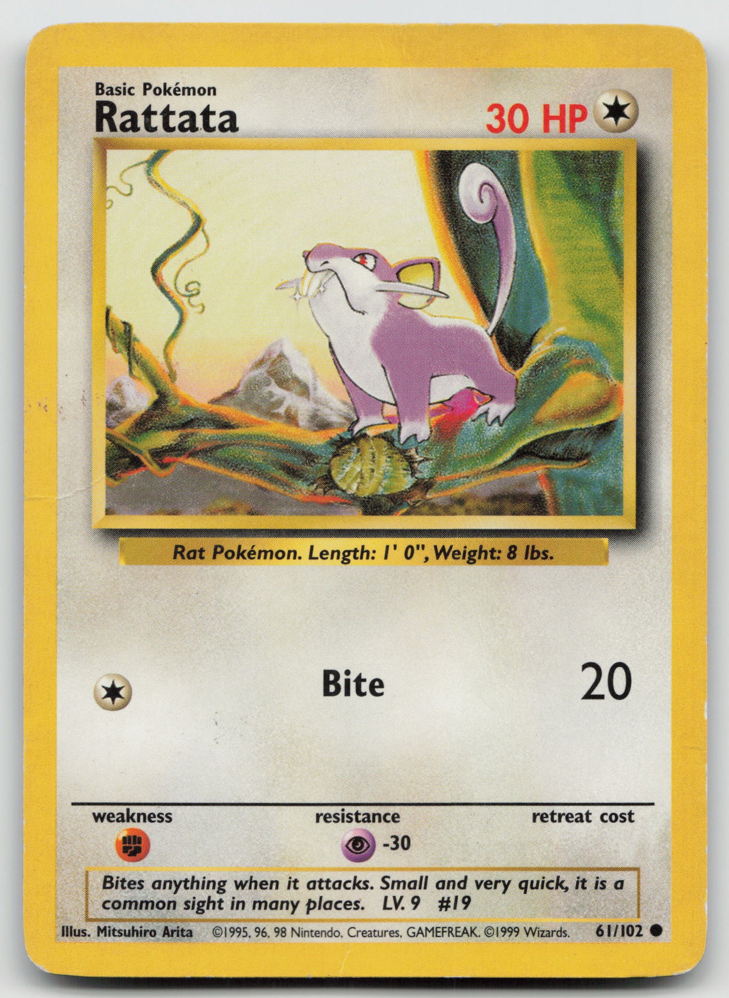 Rattata Common Normal BS 061/102 DMG