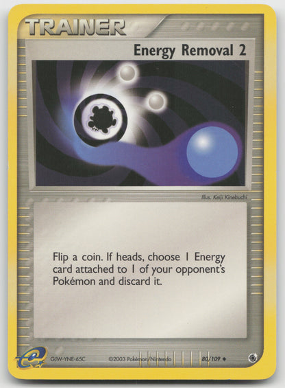 Energy Removal 2 Uncommon Normal RS 80/109 LP
