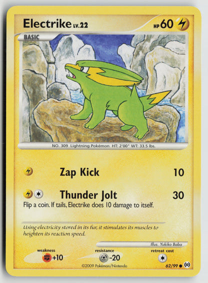 Electrike (62) Common Arceus 62/99 NM