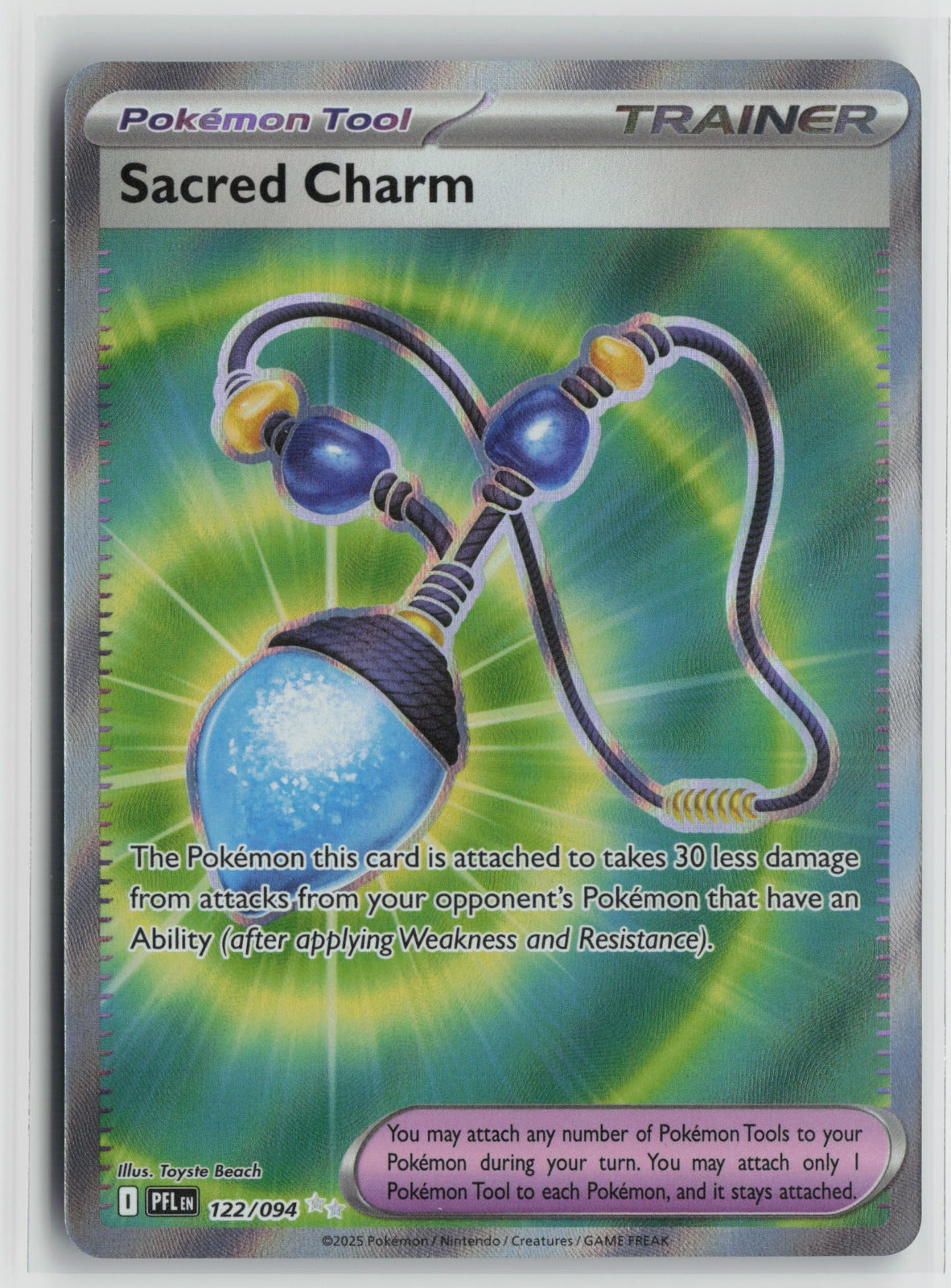 Sacred Charm Ultra Rare Holo PFL 122/094 NM