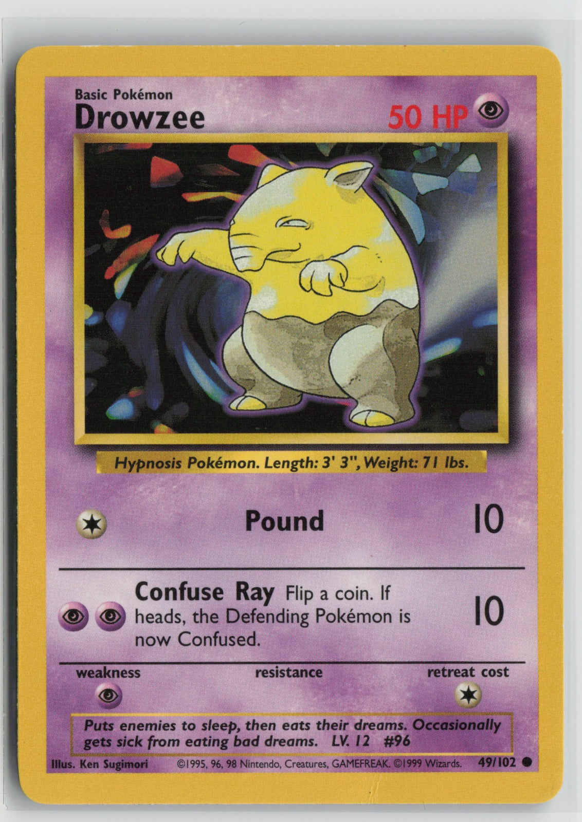 Drowzee Common BS 049/102 LP