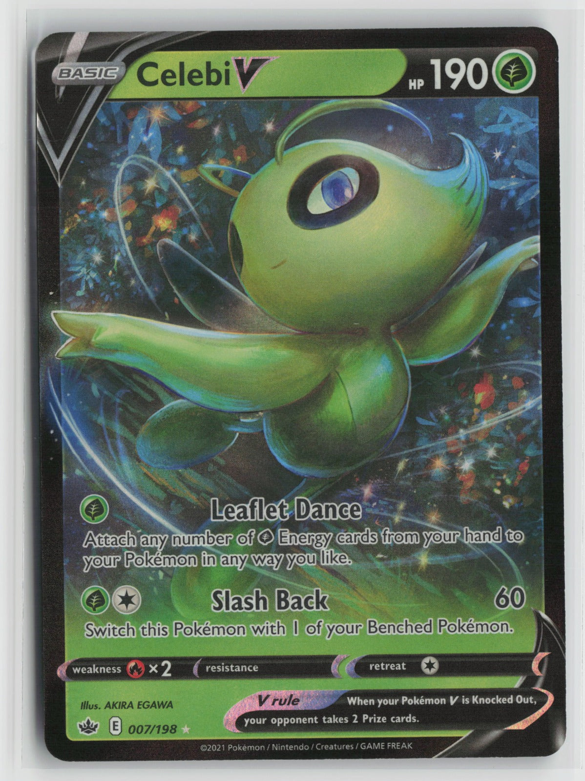 Celebi V Ultra Rare Holo SWSH06 007/198 NM