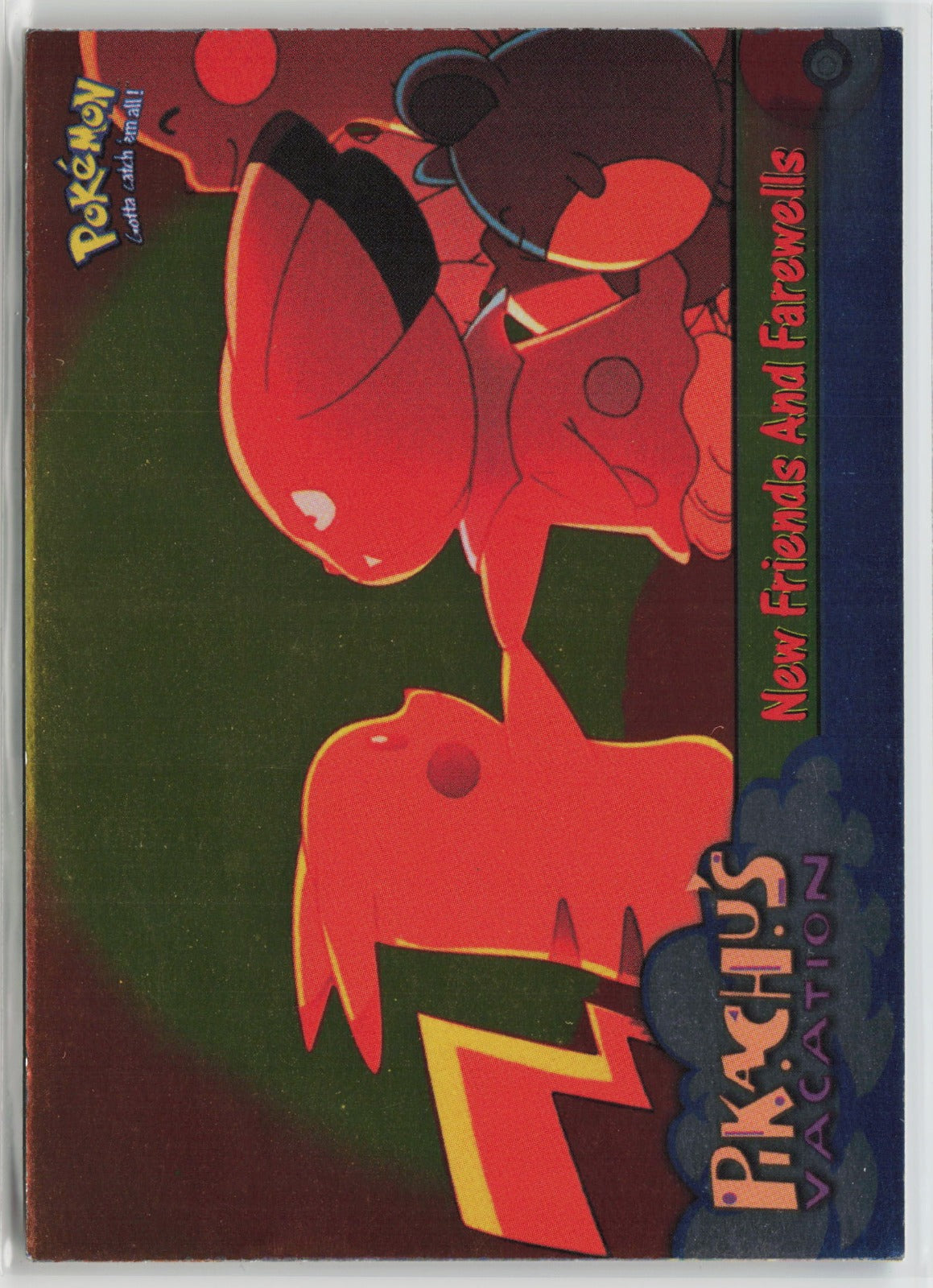 Topps New Friends and Farewells Foil Pikachu's Vacation #59 LP