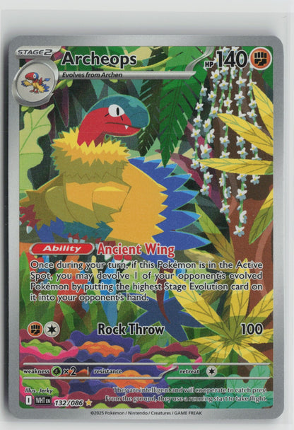 Archeops - Illustration Rare Holo WHT 132/086 NM