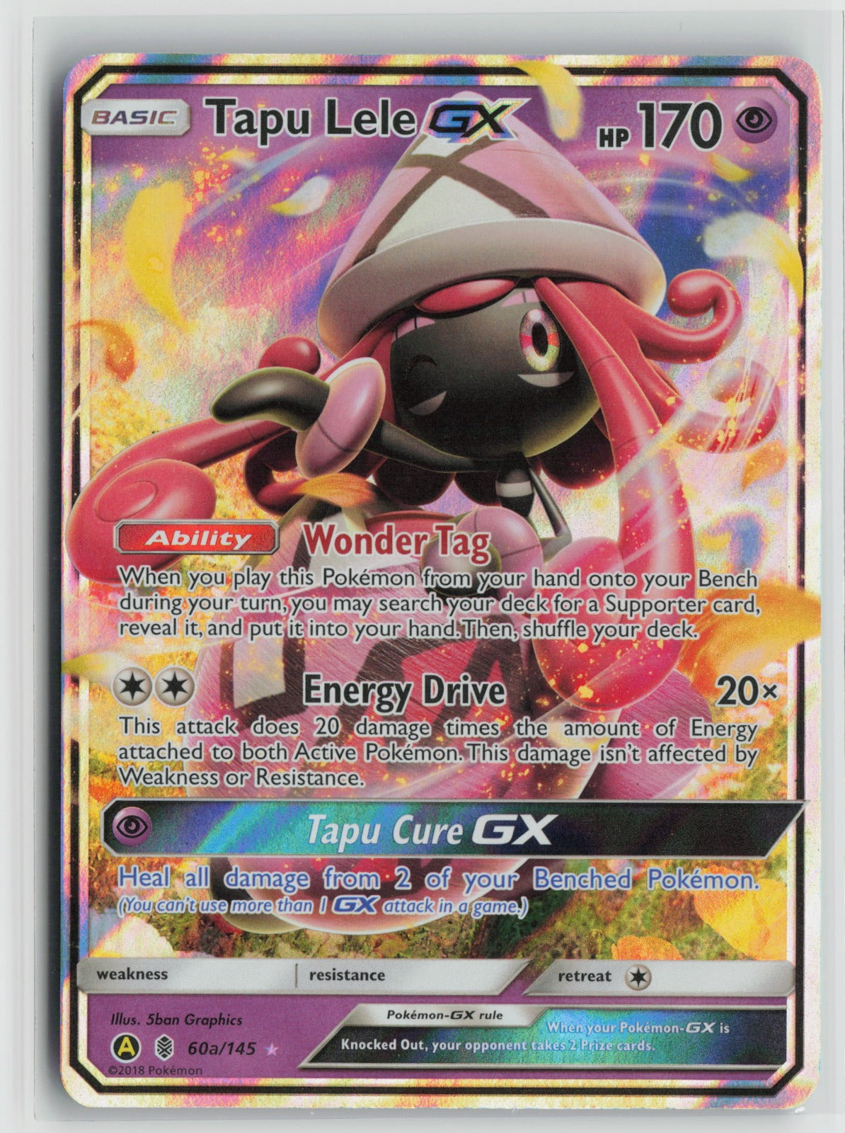 Tapu Lele GX - 60a/145 Promo Holo PR 060a/145 LP