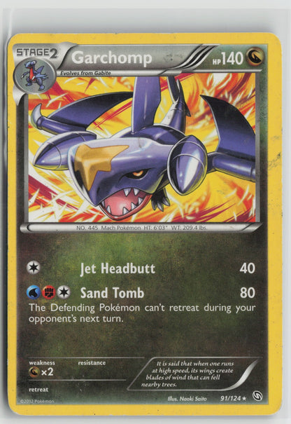 Garchomp (91) Rare DRX 91/124 HP