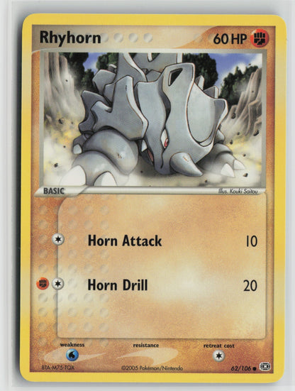Rhyhorn Common EM 62/106 NM