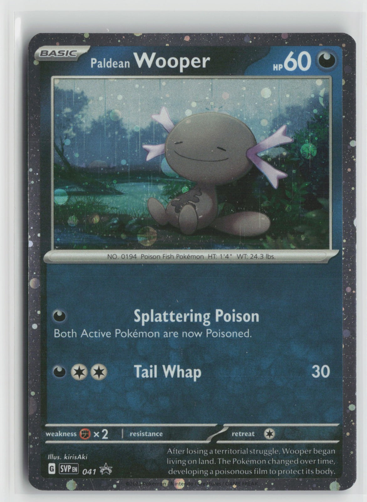 Paldean Wooper - Promo Holo SVP 041 NM