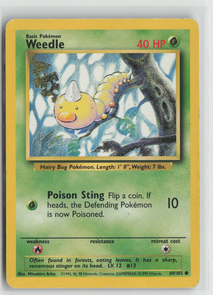 Weedle Common BS 069/102 MP