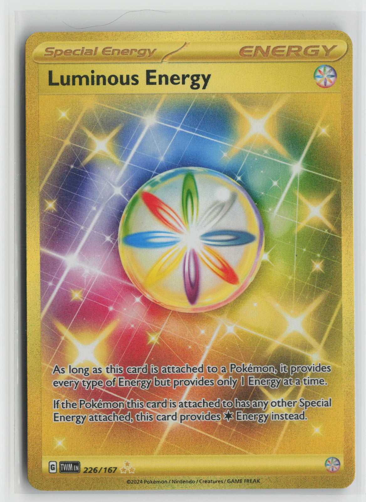 Luminous Energy Hyper Rare Holo TWM 226/167 NM