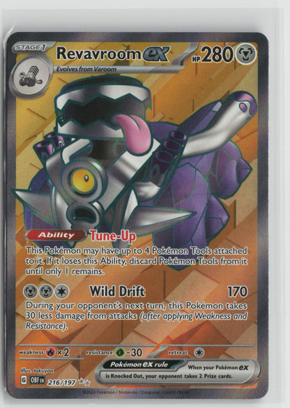 Revavroom ex Ultra Rare Holo OBF 216/197 NM