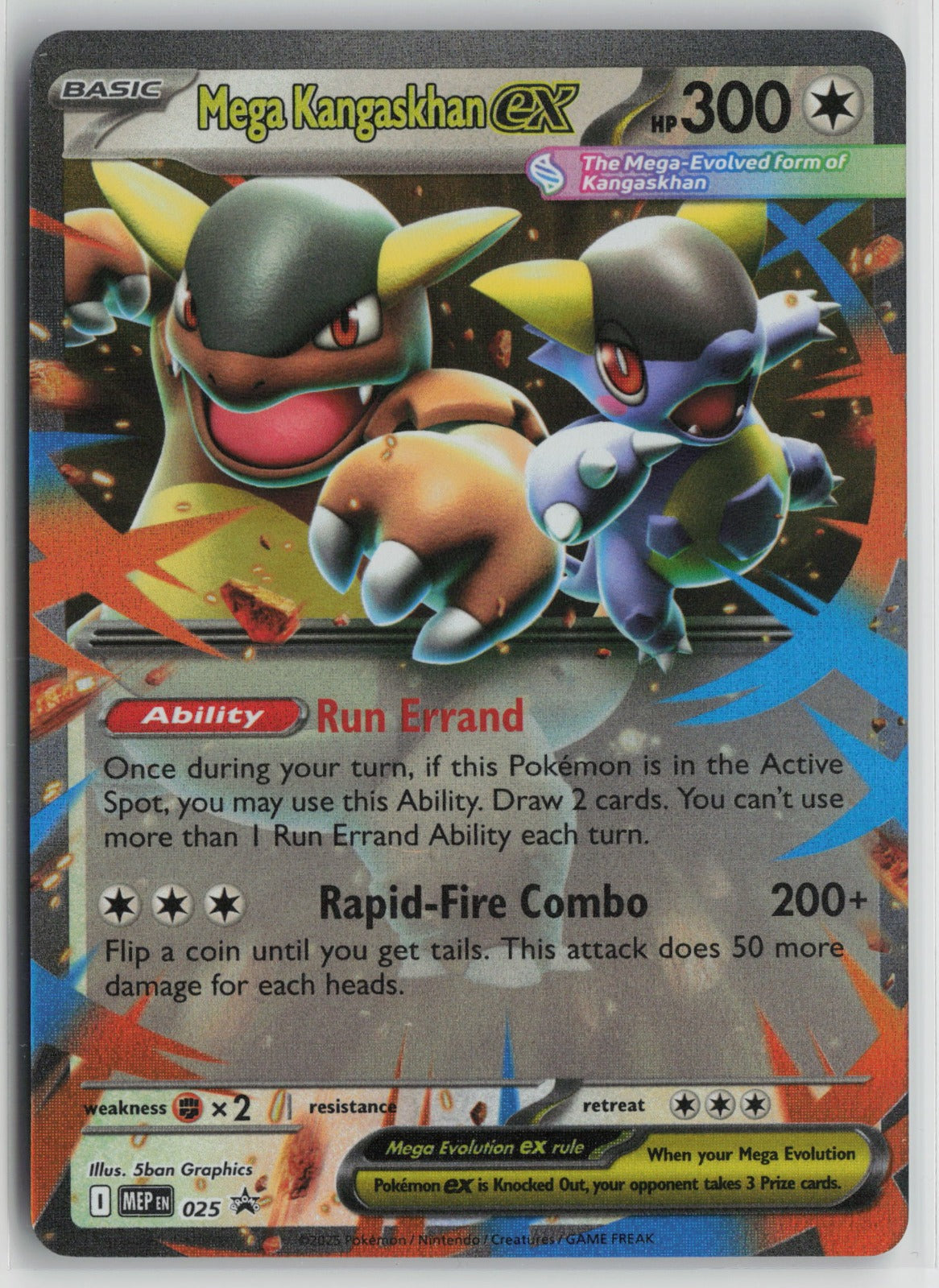 Mega Kangaskhan ex - Promo Holo MEP 025 NM
