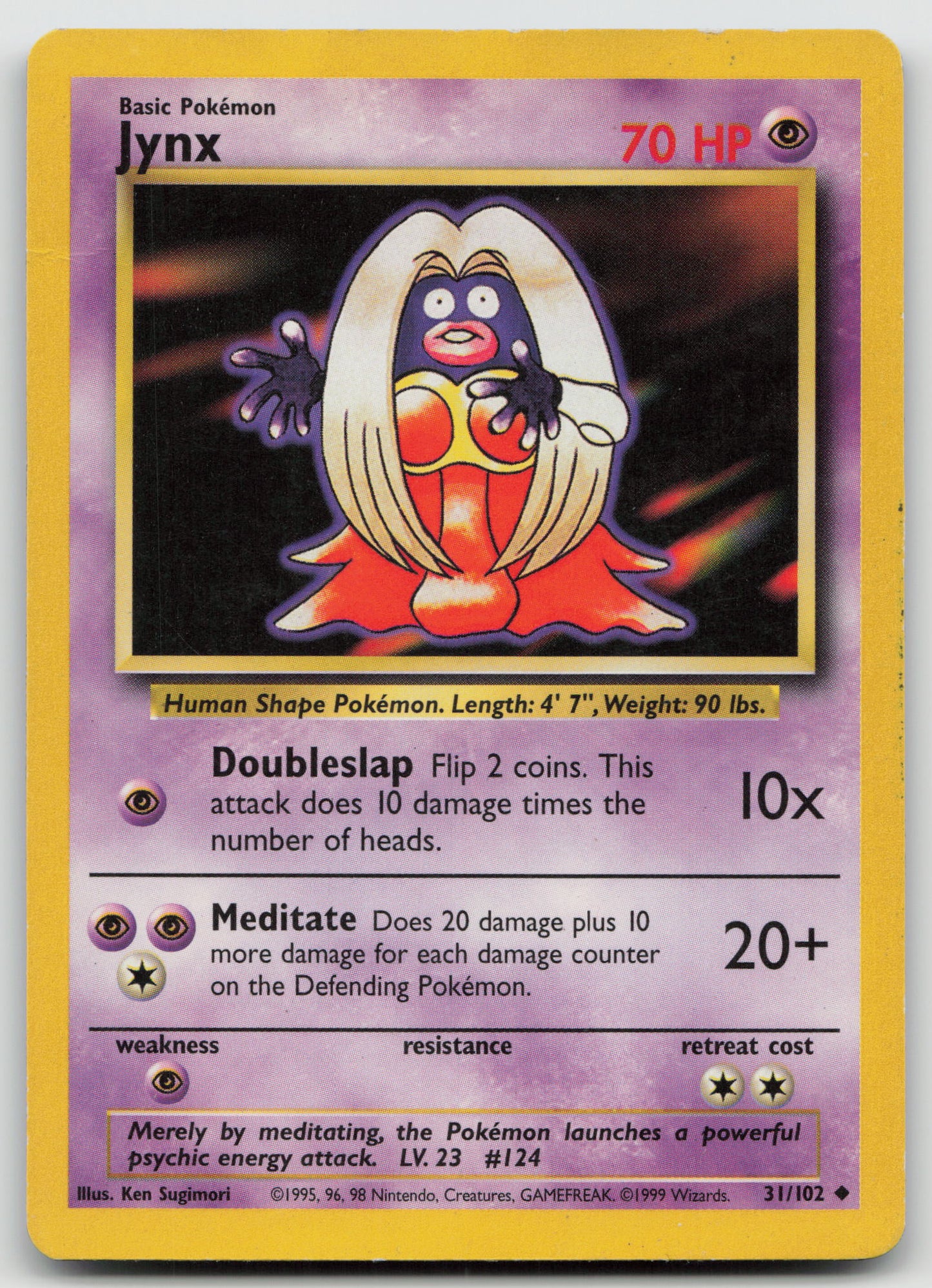 Jynx Uncommon Normal BS 031/102 HP