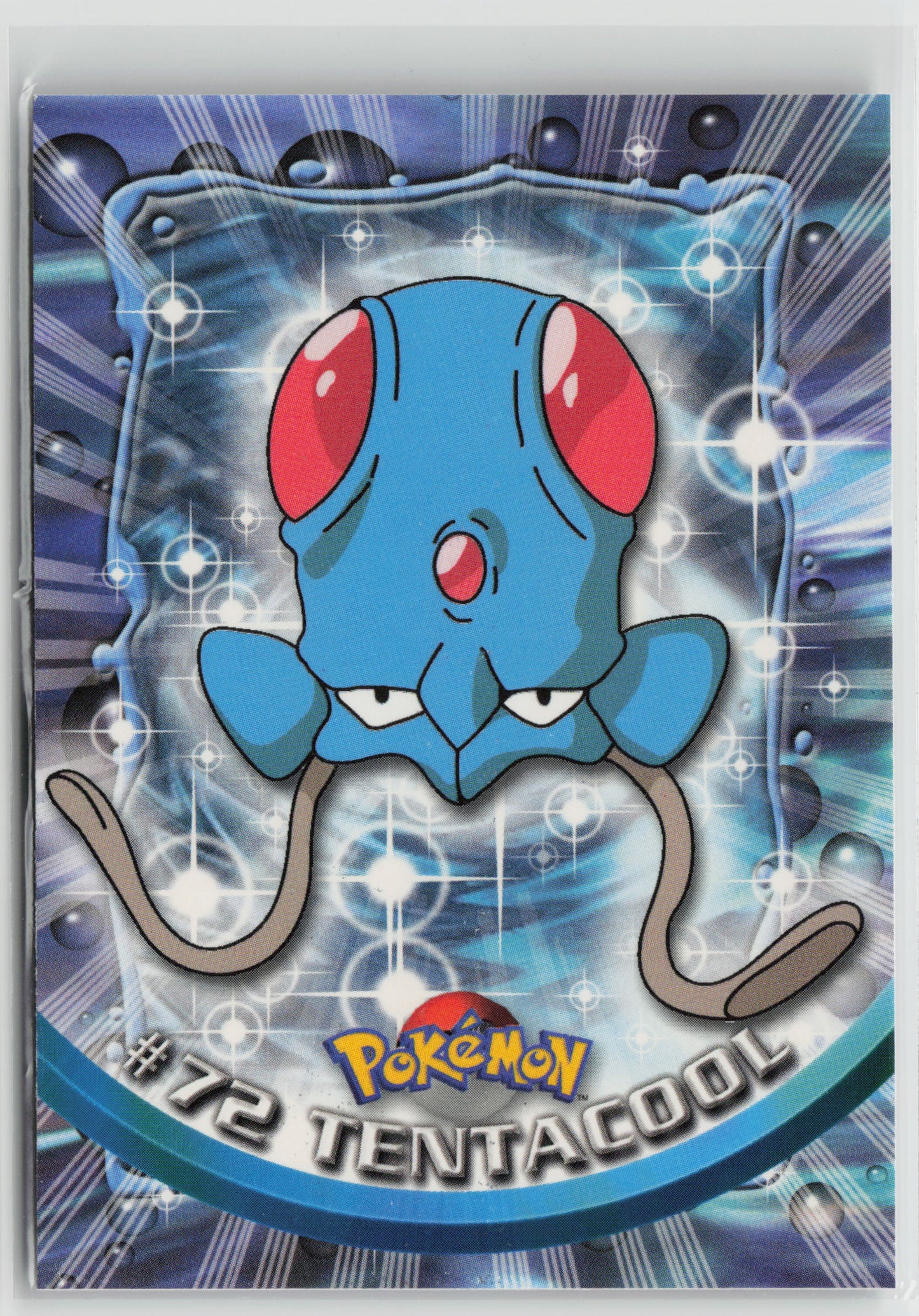 Tentacool #72 Topps TV Animation Series 1999 Non-Holo NM