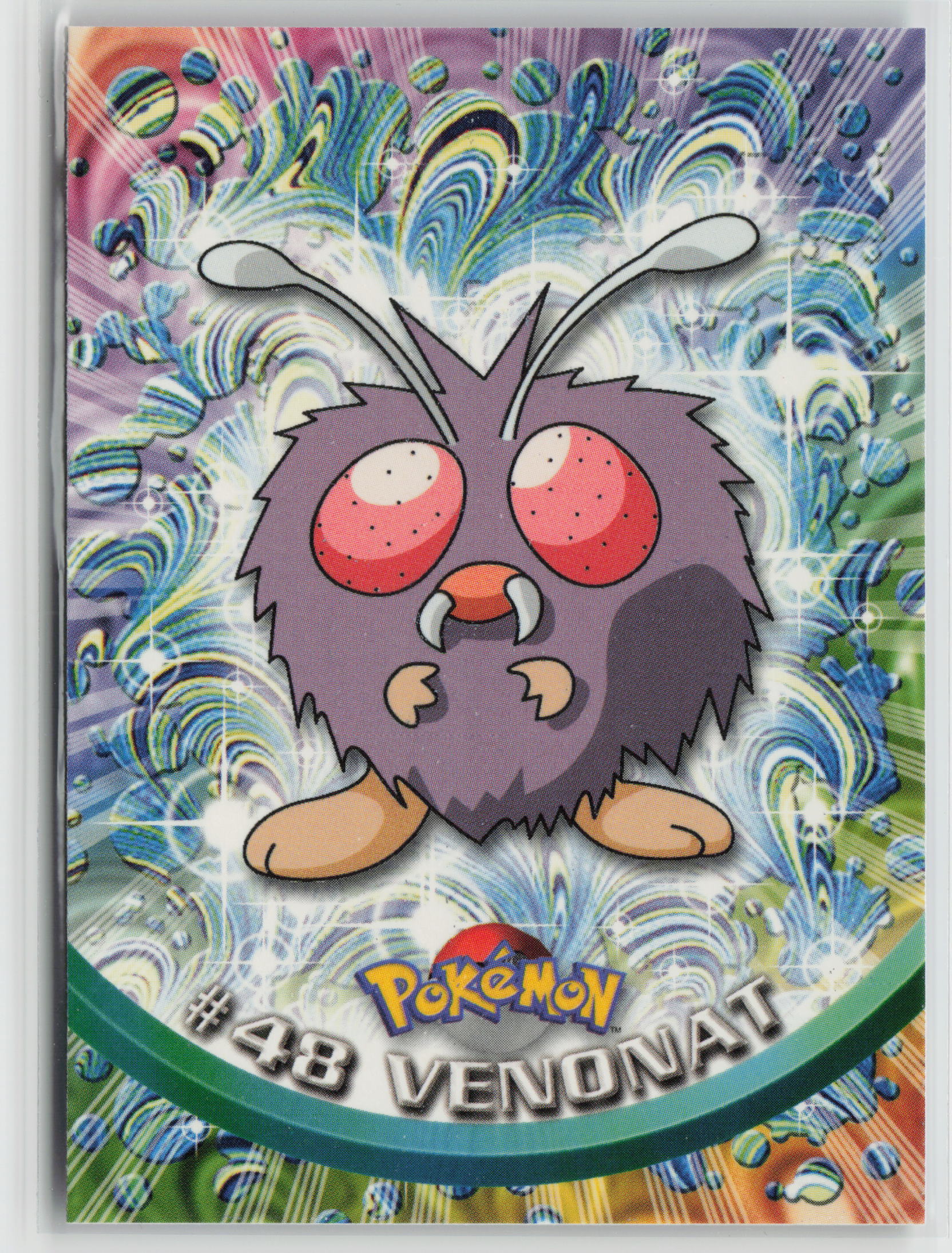 Venonat #48 Topps TV Animation Series 1999 Non-Holo NM