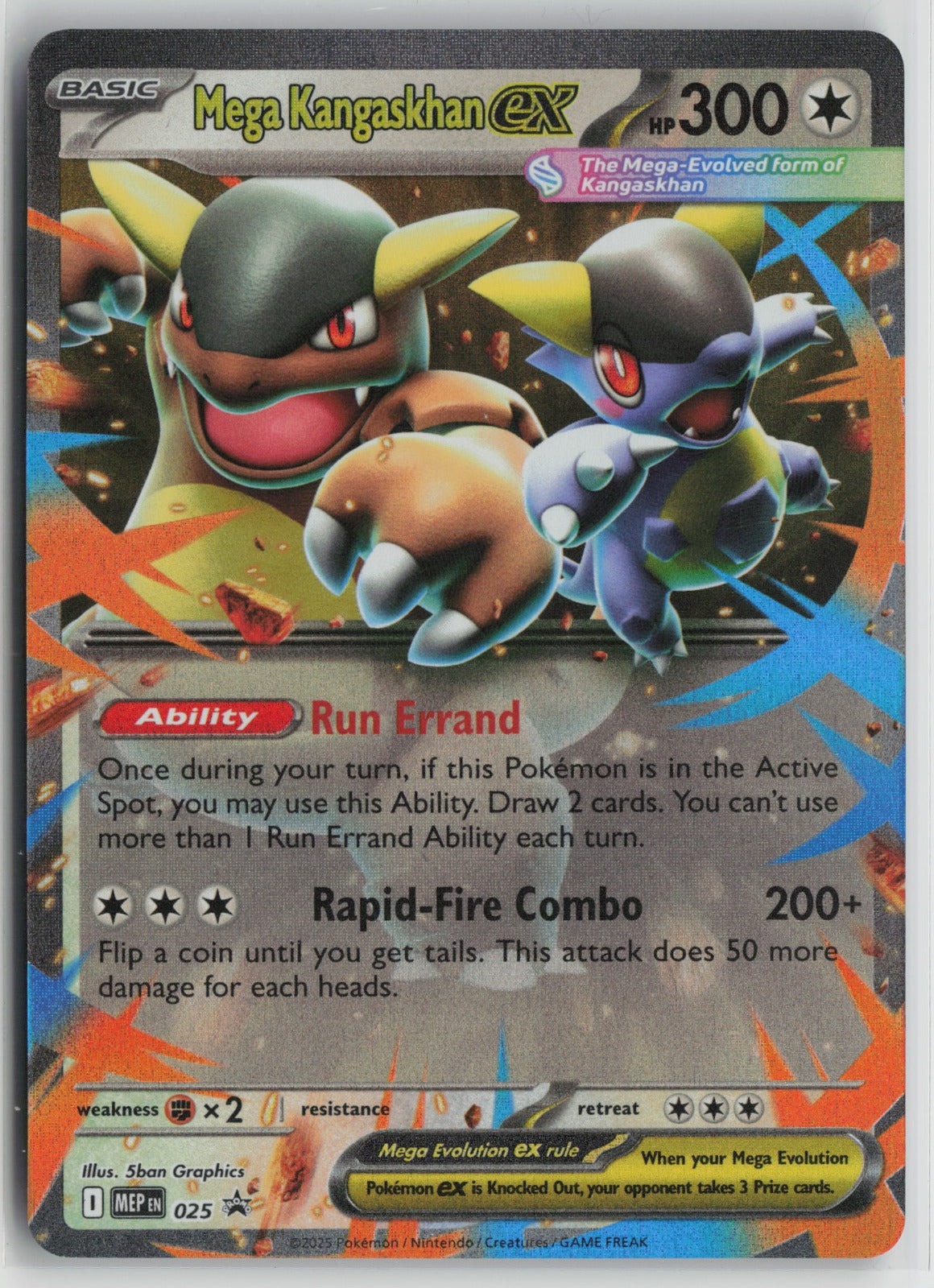 Mega Kangaskhan ex - Promo Holo MEP 025 NM