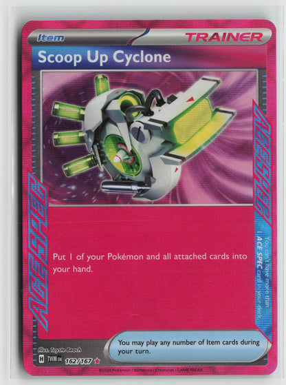 Scoop Up Cyclone ACE SPEC Rare Holo TWM 162/167 NM