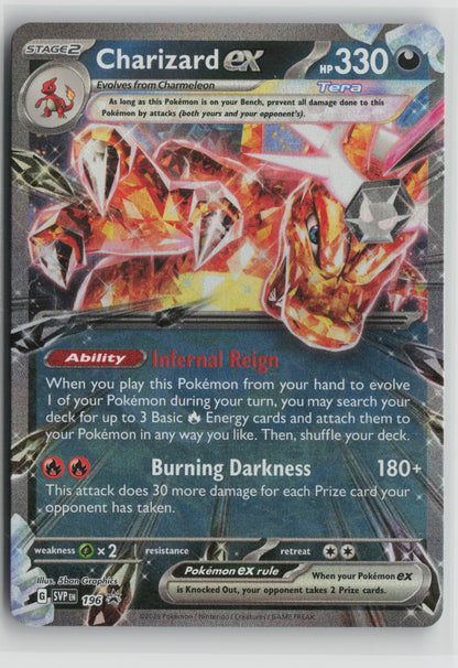 Charizard ex - Promo Holo SVP 196 NM