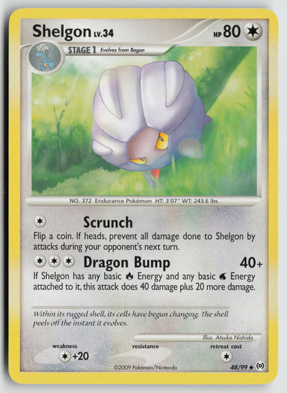 Shelgon Uncommon Arceus 48/99 NM