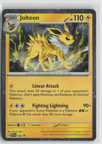 Jolteon - (Cosmos Holo) Rare Holo SVP 169 NM