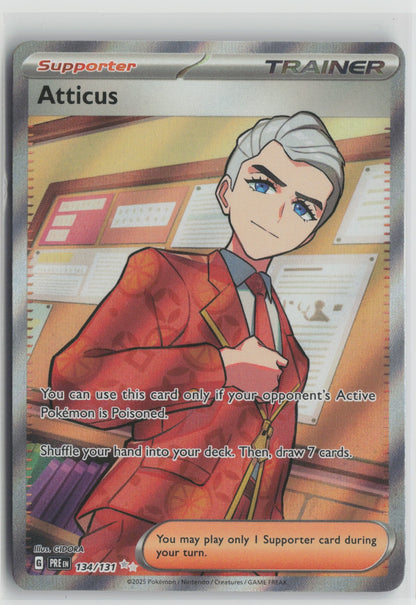 Atticus Ultra Rare Holo PRE 134/131 NM
