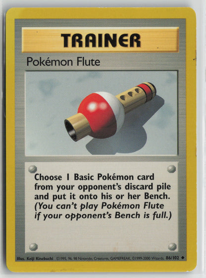 Pokemon Flute Uncommon BS 086/102 HP
