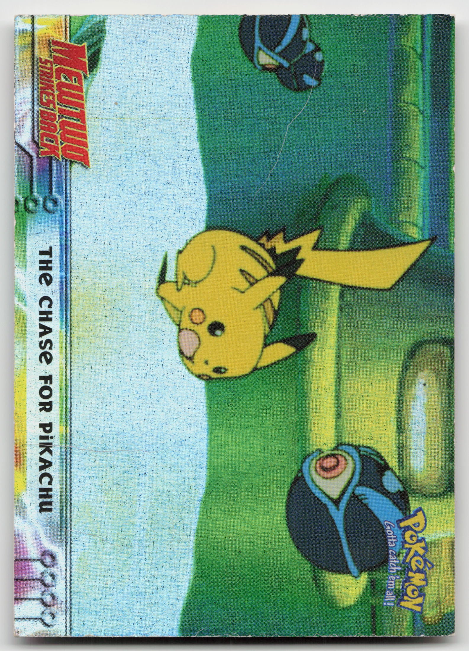 The Chase for Pikachu #28 Mewtwo Strikes Back Topps Movie Animation Edition Holo LP