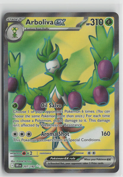 Arboliva ex Ultra Rare Holo DRI 207/182 NM