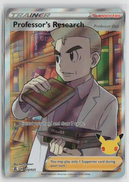 Professor's Research (Full Art) Ultra Rare Holo CLB 024/025 DMG