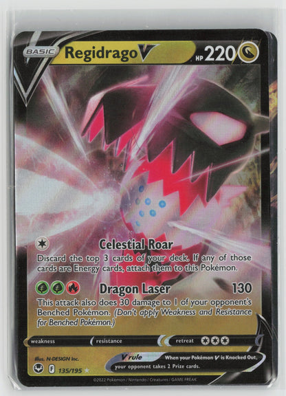 Regidrago V Ultra Rare Holo SWSH12 135/195 NM