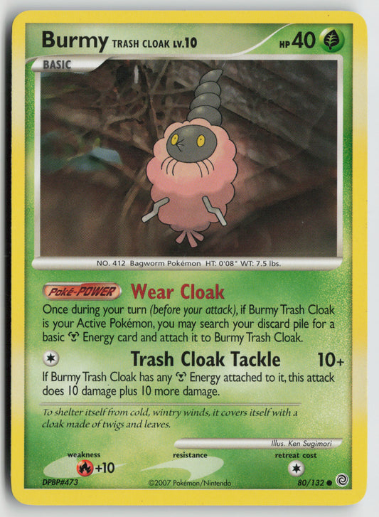 Burmy Trash Cloak Common Secret Wonders 80/132 LP