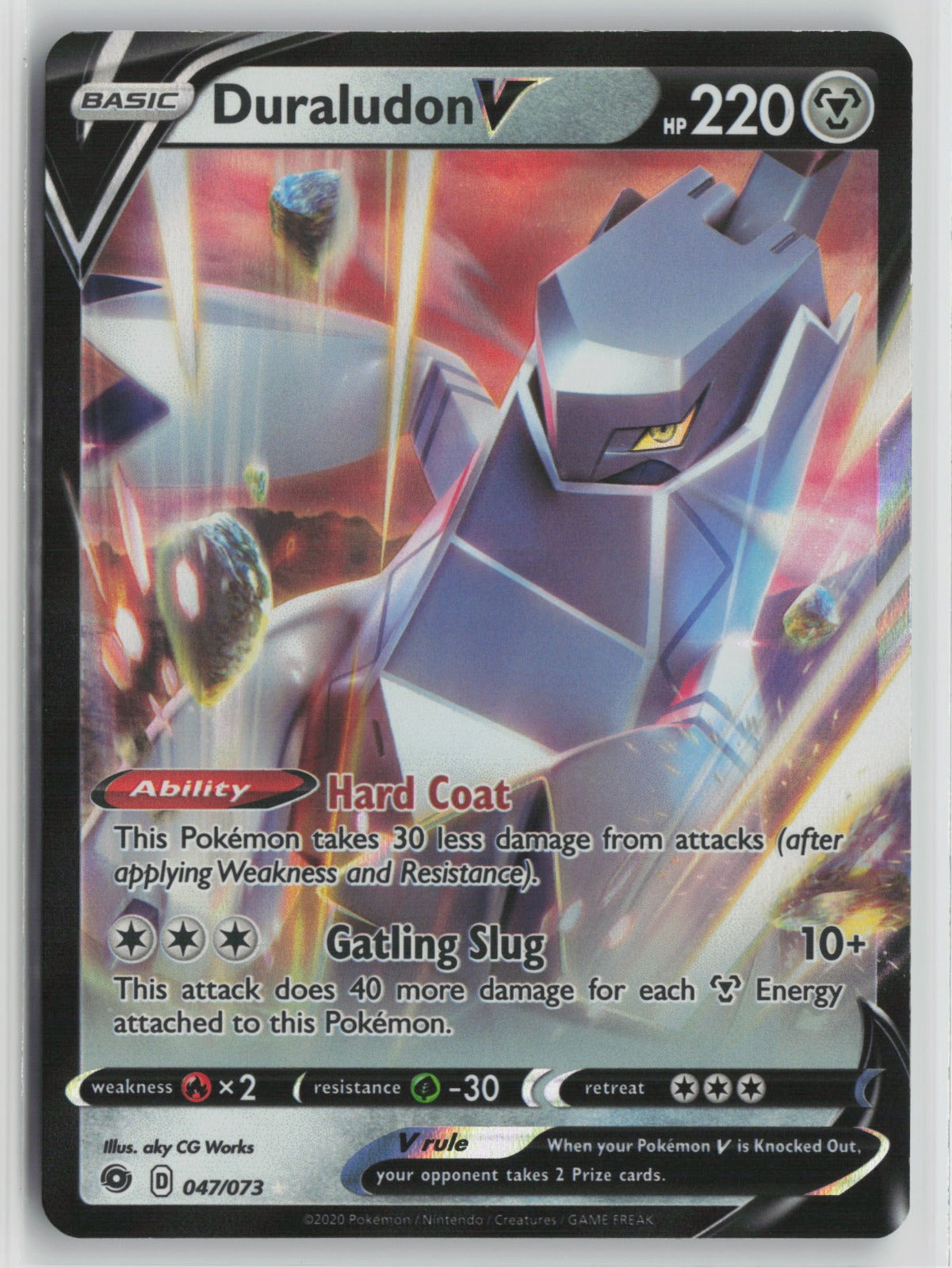 Duraludon V Ultra Rare Holo CHP 47/73 NM